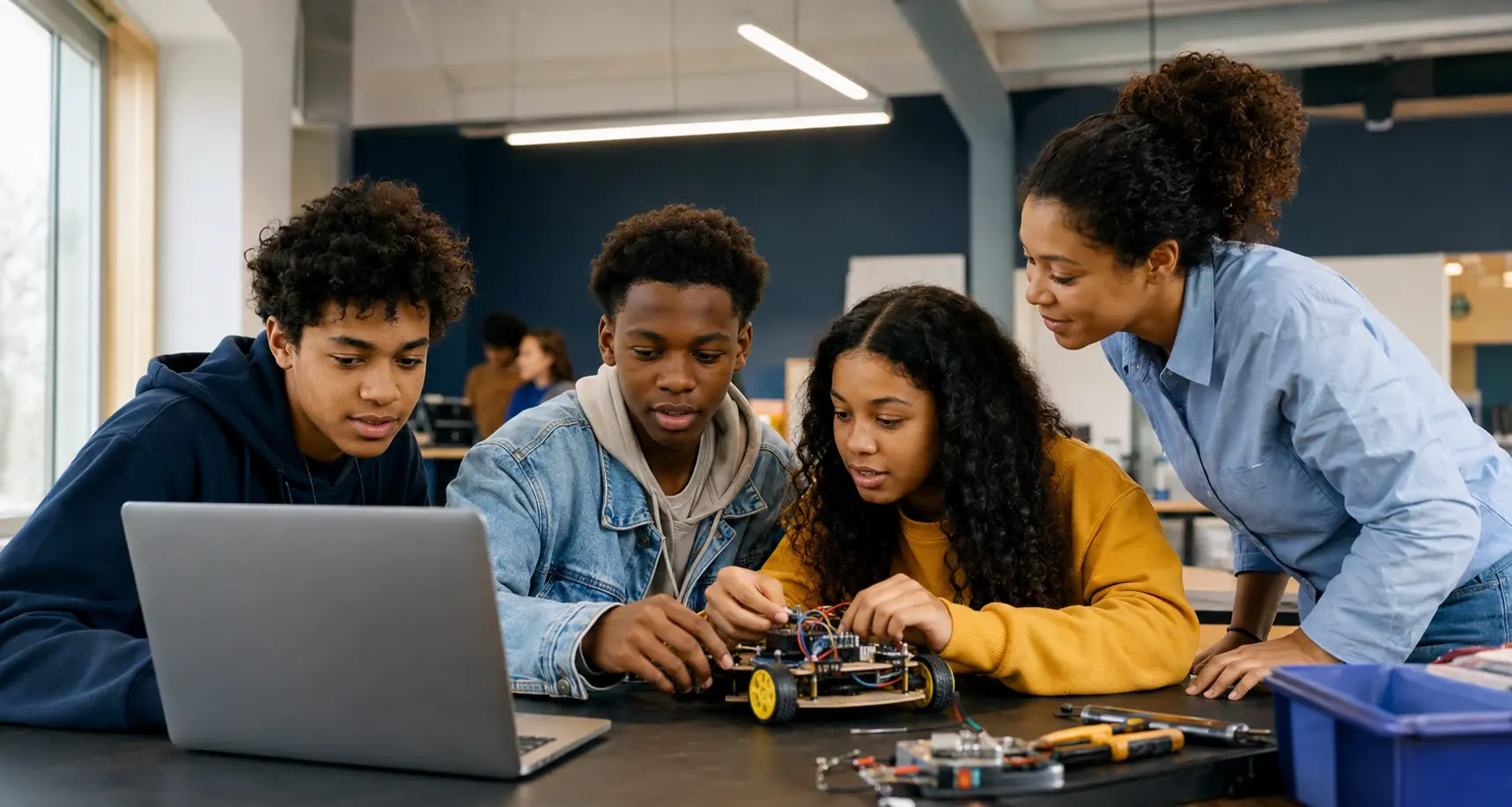 Students participating in a Generation Acceleration program